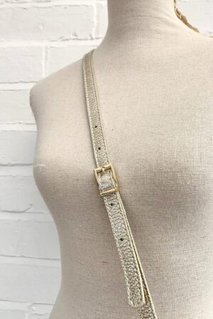 Shimmering Metallic Crossbody The Perfect Accessory for Weddings and Special Occasions