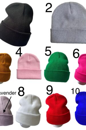 Cozy Kids Beanies Personalized Winter Hats for Little Heads