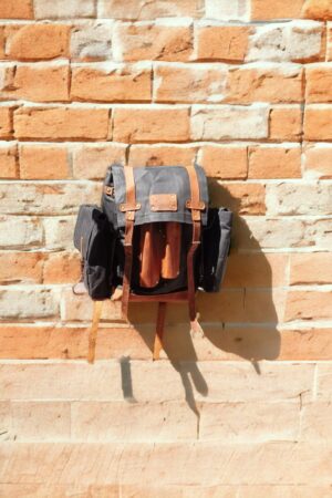 Handmade Bushcraft Backpack Your Ultimate Outdoor Companion with Detachable Pockets and Axe/Tripod Holder