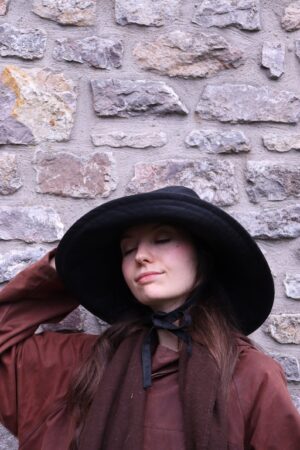 Black British Waxed Cotton Rainhat The Perfect Autumn Accessory