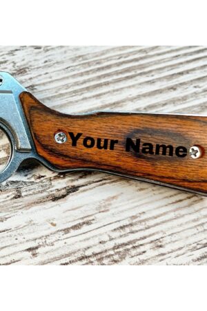 Personalized Pocket Knife with Flashlight The Ultimate Gift for Men