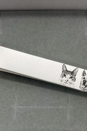 Personalized Pet Photo Tie Clip A Cherished Father's Day Keepsake