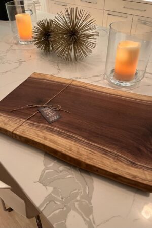 Rustic Live Edge Cutting Board The Ultimate Charcuterie, Chopping, and Serving Masterpiece