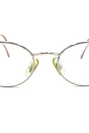 Gucci Vintage GG 2609 002 Gold Round Eyeglasses Frames 49-19 135 Italy Designer