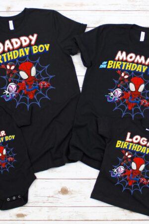 Spidey-tastic Birthday Tee Celebrate with Spidey and His Amazing Friends