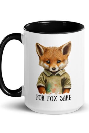 Sip with a Smile "For Fox Sake" Mug for Foxy Fun