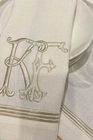 Personalized Embroidered Table Linens Elevate Your Dining Experience with Monogrammed Elegance