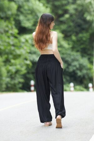 Flowy Boho Harem Pants Embrace Bohemian Chic for Yoga, Relaxation, and Style