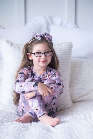 Cozy and Spooky Bamboo Halloween Pajamas for Kids