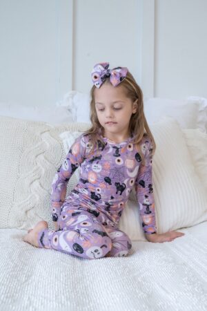 Cozy and Spooky Bamboo Halloween Pajamas for Kids