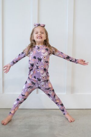 Cozy and Spooky Bamboo Halloween Pajamas for Kids