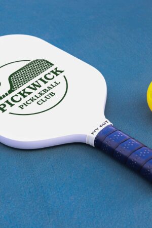 Personalized Pickleball Paddle Elevate Your Game with a Custom Deep Blue Masterpiece