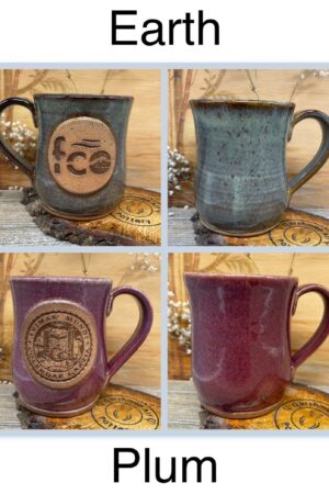 Design Your Own Personalized Red Stoneware Mug Create a Unique Masterpiece