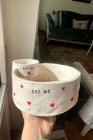 Eat me Dip me Chip and Dip Bowl (Factory Second)