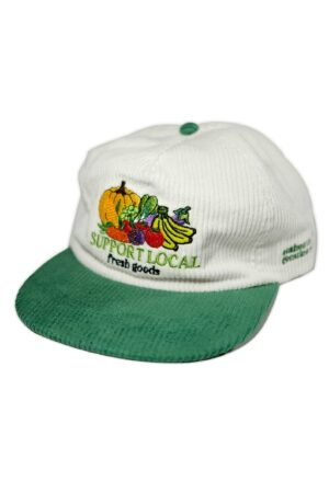 Vintage White Corduroy 6-Panel Cap A Timeless Classic for Style and Comfort