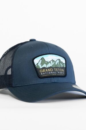 Grand Tetons National Park Majestic Peaks Embroidered Cap