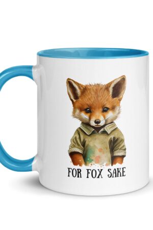 Sip with a Smile "For Fox Sake" Mug for Foxy Fun