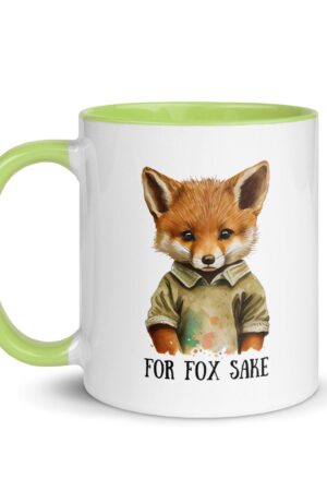 Sip with a Smile "For Fox Sake" Mug for Foxy Fun