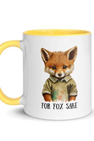 Sip with a Smile "For Fox Sake" Mug for Foxy Fun