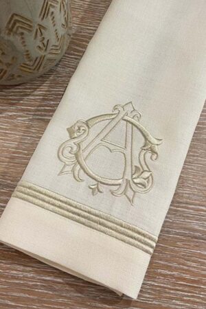 Personalized Embroidered Table Linens Elevate Your Dining Experience with Monogrammed Elegance