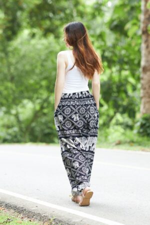 BLACK ELEPHANT HAREM Pants Petite to Plus Size Boho Pants for Festivals and Beyond