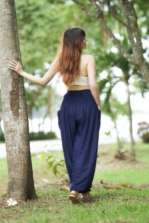 Flowy Boho Harem Pants Embrace Bohemian Chic for Yoga, Relaxation, and Style