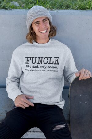 Fall into Laughter The Perfect Birthday Sweatshirt for the Coolest Uncle