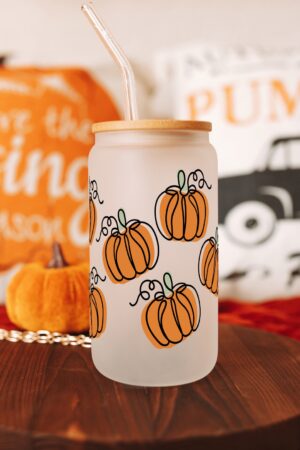 Pumpkin Spice and Everything Nice Your Fall Essential Glass Can Coffee Cup