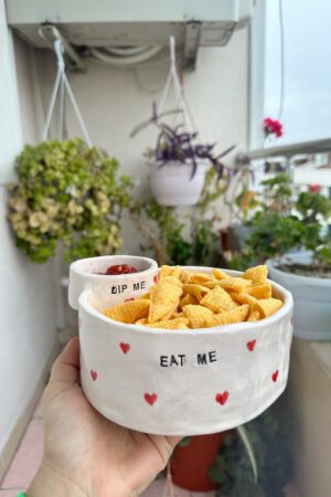 Eat me Dip me Chip and Dip Bowl (Factory Second)