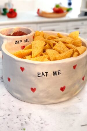 Eat me Dip me Chip and Dip Bowl (Factory Second)