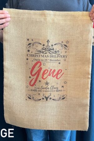 Personalized Burlap Christmas Sack Create a Festive Holiday Tradition