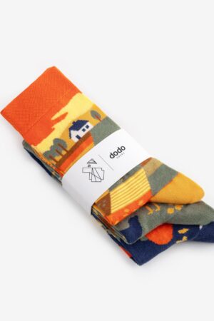 Harvest Hues Vibrant Socks for Every Occasion | Perfect Gift for Him or Her