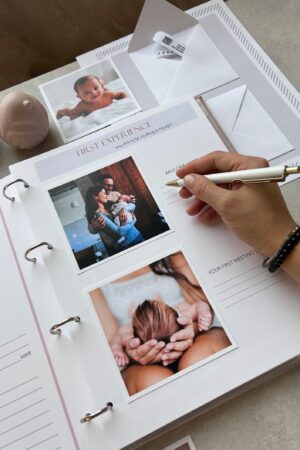 Capture Baby's Precious Moments Personalized Milestone Book for Modern Memories