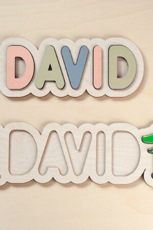 Personalized Wooden Name Puzzle A Cherished Keepsake for Your Little One