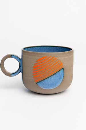 Handmade Ceramic Stoneware Mug A Delightful Gift for Coffee and Tea Aficionados