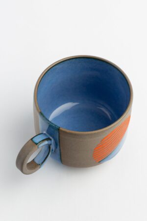 Handmade Ceramic Stoneware Mug A Delightful Gift for Coffee and Tea Aficionados