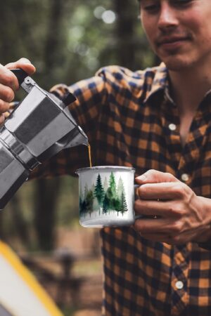 Unbreakable Enamel Camping Coffee Mug Your Indestructible Outdoor Companion