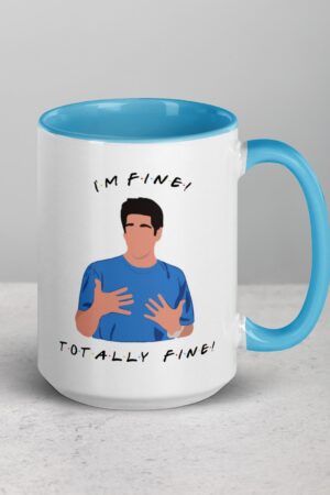 I'm Fine" Friends Mug The Ultimate Gift for Ross Geller Enthusiasts