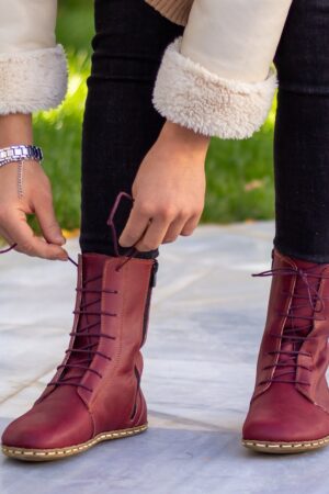 Grounding Copper Rivet The Barefoot Women's Boot for Earthing and Style