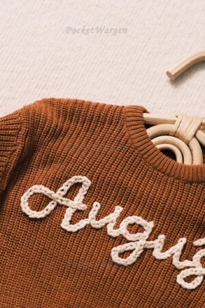 Personalized Baby Jumper Embroidered Name for a Cherished Keepsake