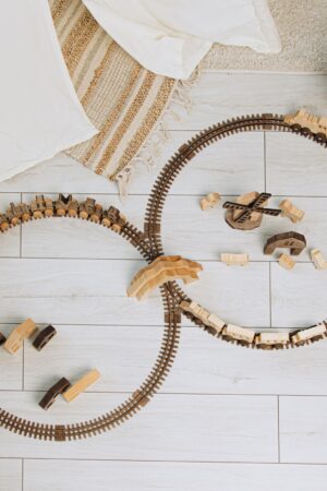 Personalized Wooden Name Train A Cherished Keepsake for Little Explorers