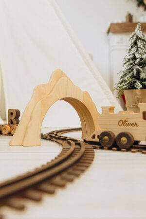 Personalized Wooden Name Train A Cherished Keepsake for Little Explorers