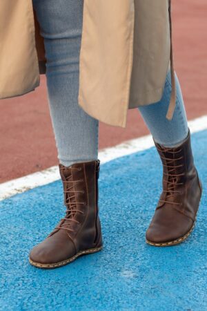 Earthing Women's Boot Ground Yourself in Style with Barefoot Comfort and Copper Rivets