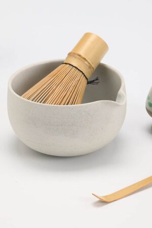 Hand-Painted Fish Ceramic Matcha Bowl with Bamboo Whisk and Chasen Holder Elevate Your Matcha Ritual