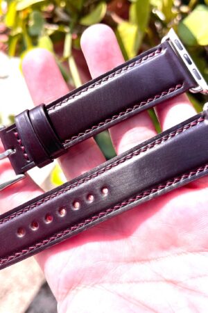 Horween Shell Cordovan Leather Watch Strap Elevate Your Timepiece with Unparalleled Craftsmanship