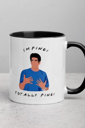 I'm Fine" Friends Mug The Ultimate Gift for Ross Geller Enthusiasts