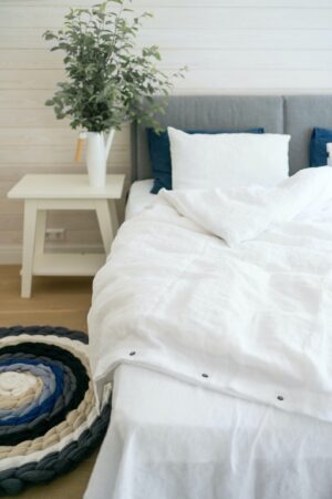 Luxurious Stonewashed Linen Duvet Cover Elevate Your Sleep with Natural Comfort