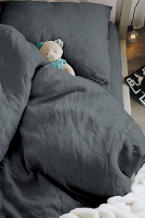 Snuggle-Worthy Kids Duvet Cover Hypoallergenic Linen Bedding for Sweet Dreams