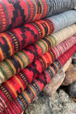 Himalayan Yak Wool Blanket Shawl Handcrafted Tribal Art from Kathmandu Valley, Preserving Cultural Heritage