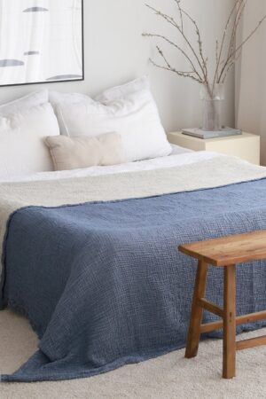 Breezy Summer Bedspread Snuggle in Organic Cotton Comfort for a Restful Night's Sleep